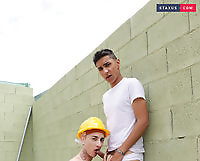 Its Hard Hats and Hard Dicks For These Cute Cock-Lovin Builders