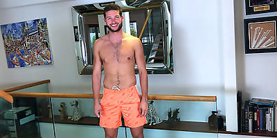 Young Hairy Straight Bailey Shows off his Hot Body