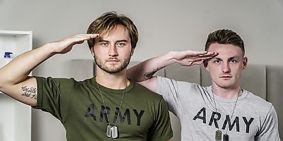 ASGMAX - Active Duty: Slutty Servicemen: Busted! Daniel Evans and Kyle Harper