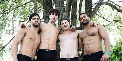 Men: Festival Fuckers With Angel Elias, Marcus McNeill And Raj