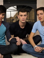 Sebastian Conally, Christian Collins and Luke Allen