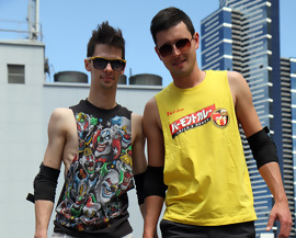 William and Ryan naked outdoors and fucking 2