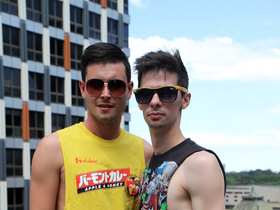 William and Ryan naked outdoors and fucking at BentleyRaceâ€