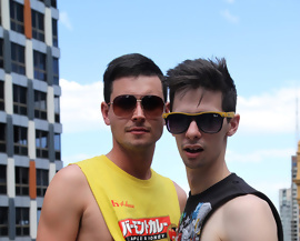 William and Ryan naked outdoors and fucking at BentleyRaceâ€