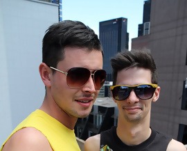 William and Ryan naked outdoors and fucking