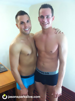 Garrett Cooper and Zack Taylor in Detroit