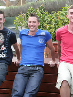 Straight PT Reece Fucks Justin and Sam