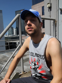 Aussie Mitch enjoying the sunshine