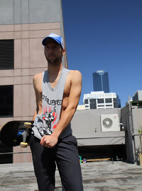 Aussie Mitch enjoying the sunshine