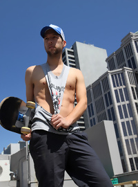 Aussie Mitch enjoying the sunshine