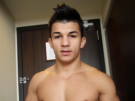 Shower time with Boxer John Pavel