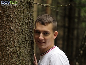 Peter Kone fucking his fleshlight out in the woods