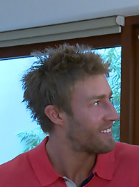 Tall and Athletic Young Straight Hunk Josh gets his First Man Blow Job