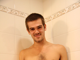 Grab a hot shower with Ethan Cooper