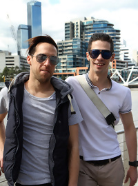 Ryan and Mitch - First Date at BentleyRaceâ€