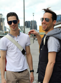 Ryan and Mitch - First Date at BentleyRaceâ€