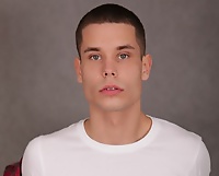 Super fit James Young blows a load over his hard stomach