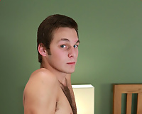 Hairy Young Uncut Straight Fair Ground Worker Rudy Squirts for England