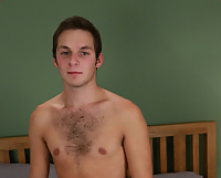 Hairy Young Uncut Straight Fair Ground Worker Rudy Squirts for England