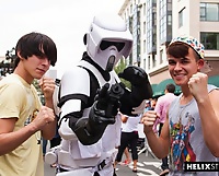 Andy and Matthew at Comic Con