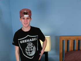 Young and Slim Straight Footballer George