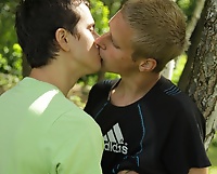 John Horny and Zack Kane banging in the backyard