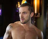 Gay Porn Star Tyler Wolf fingers his tight hole 