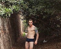 18 year old straight jock - Zane Porter busts a fat load for you 