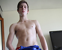 Aussie boy Olly Daniels - Wrestle my fat cock