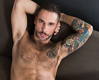 Jonathan Agassi Takes Double-Dick Bareback from Jeff Stronger and Marco Milan