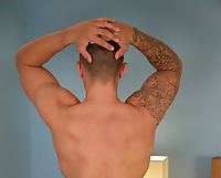 Muscular Straight Lad Max Undresses