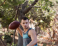 Brett Swanson and Ezra Finn play a little muscle hunk football 