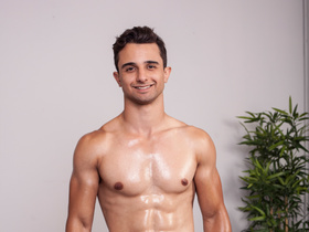 College Hunk Ezra Finn sticks his dick in a fleshjack