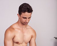 College Hunk Ezra Finn sticks his dick in a fleshjack