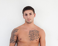 Straight Muscle Hunk Zach Ramos shows off his Gym Ready Bod