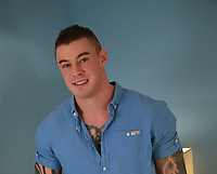 Dalton Shows off his Uncut Cock