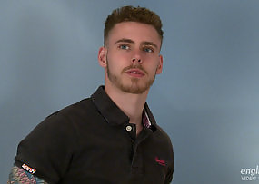 Straight Footballer Shows off His Uncut Cock