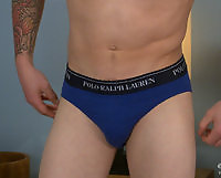 Straight Footballer Shows off His Uncut Cock