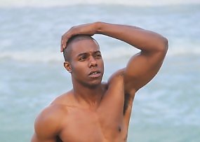 Black Muscular Guy Jaden