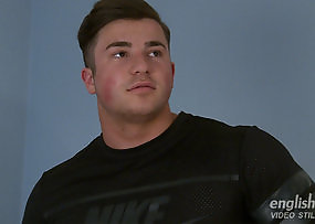 Straight Lad Teddy Gets His First Manhandling