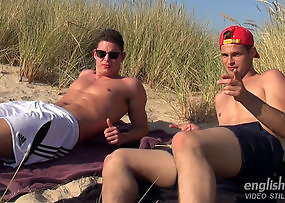 Jack and Damian having a Cheeky Play