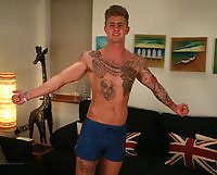 Tall Blond Straight Hunk Danny