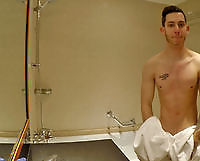 Meeting our handsome new mate Brian Tanner as he strips for his first shoot at Bentley Race