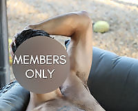 Hairy Chested Athlete Jerks Off