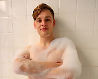 Take a bubble bath with our cute mate Lincoln Hall
