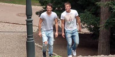 Billy Montague and Jesse Tobey