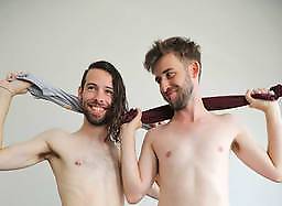 Hooking up our mates Eddie and Byron