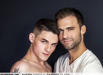 Sexy Stud, Avery Jones, gets Clark'd by CockyBoys resident Hunk, Gabriel Clark!!