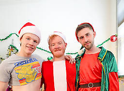 Santa Beau and Elf Eddie fuck Andy Conboi