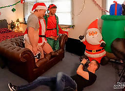 Santa Beau and Elf Eddie fuck Andy Conboi